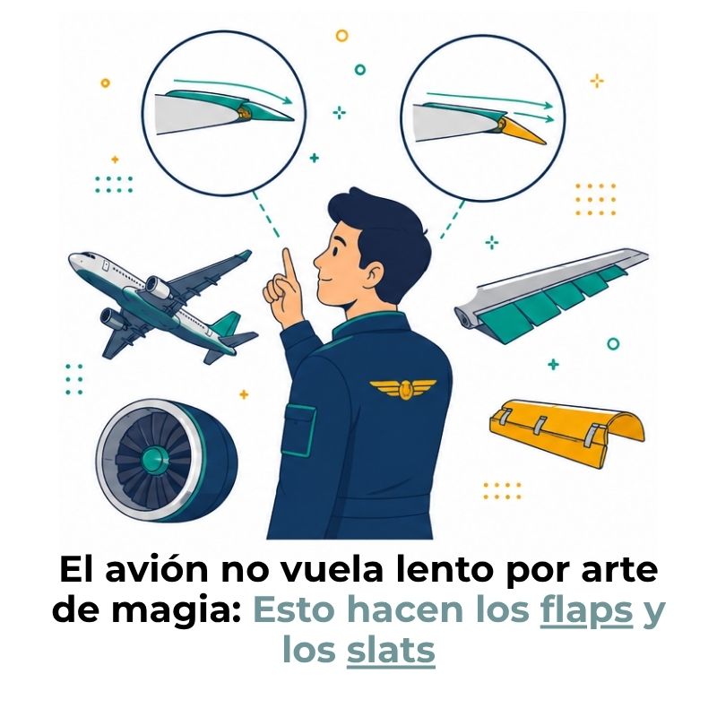 diferencia entre flaps y slats