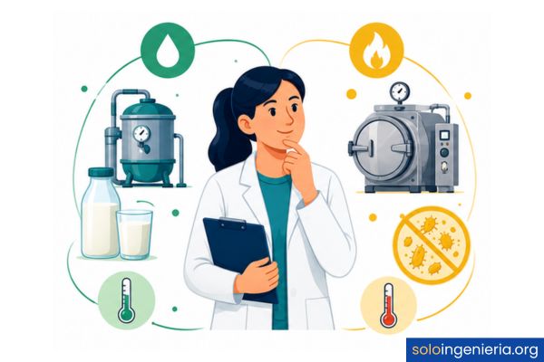 diferencia entre pasteurización y esterilización