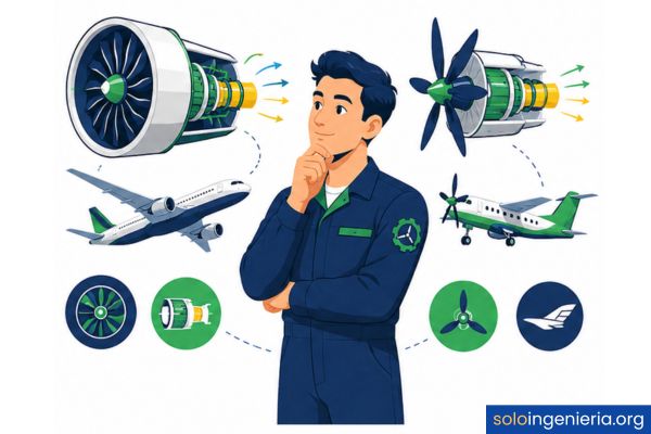 diferencia entre turbofán y turbohélice