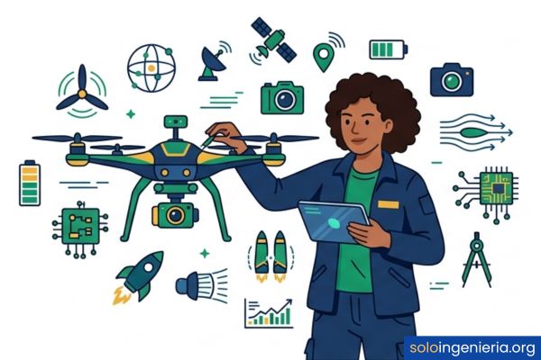 dron cuadricóptero