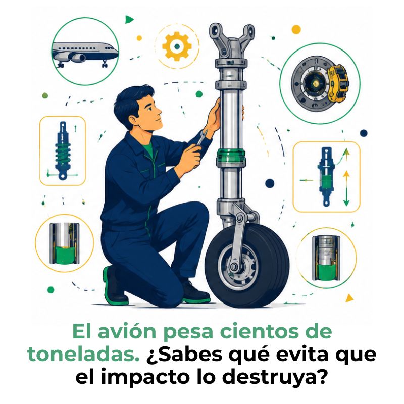amortiguador del tren de aterrizaje