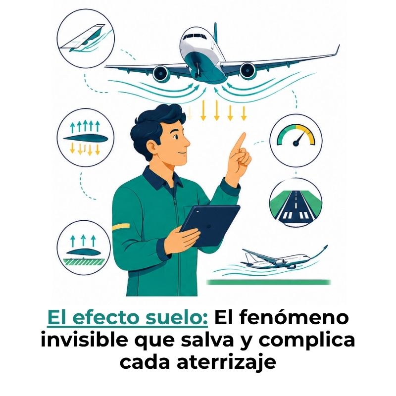 qué es el efecto suelo en aviones