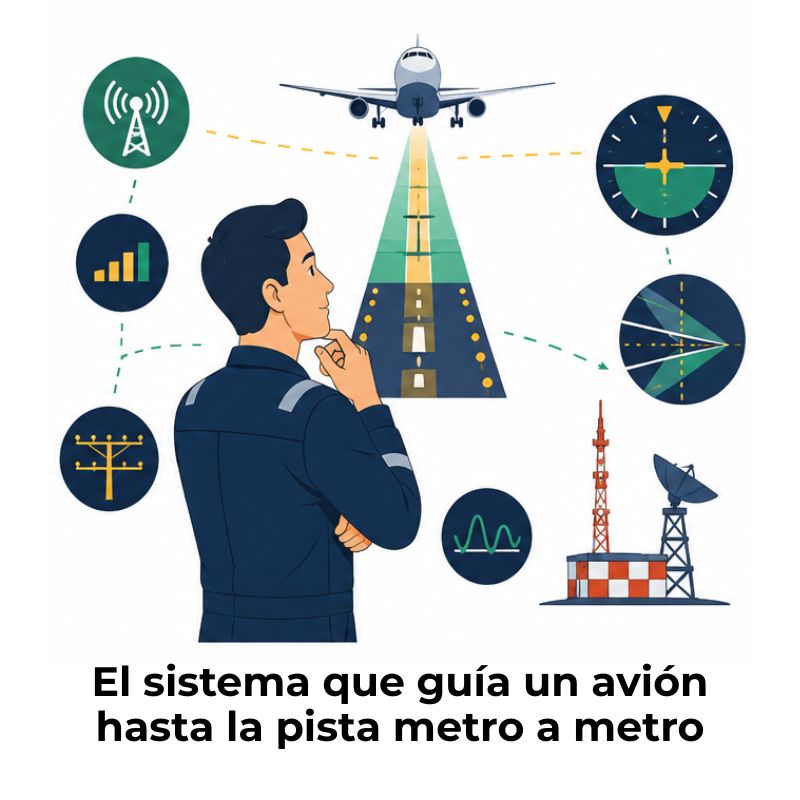 qué es el sistema de aterrizaje ILS