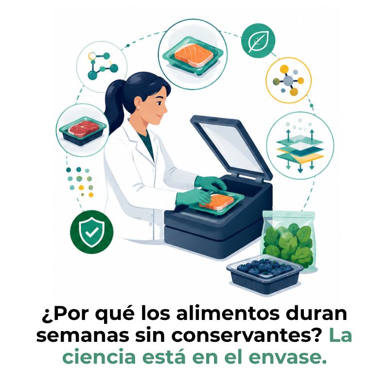 técnicas de envasado en atmósfera modificada