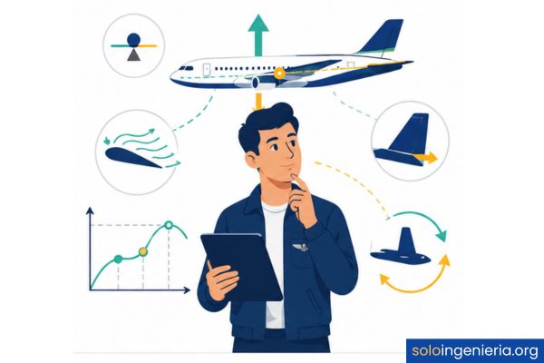 estabilidad longitudinal de un avión