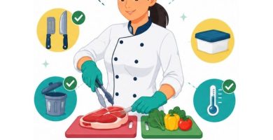 cómo evitar la contaminación cruzada en alimentos