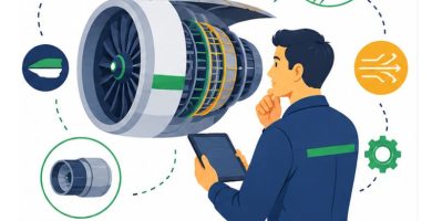 qué es la góndola del motor de un avión