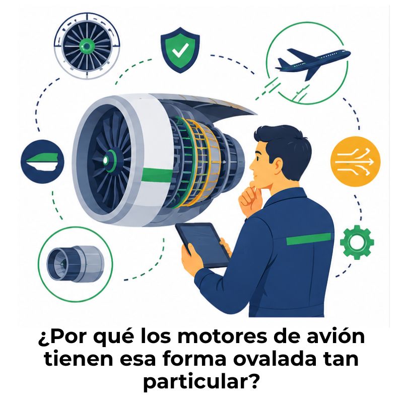 qué es la góndola del motor de un avión