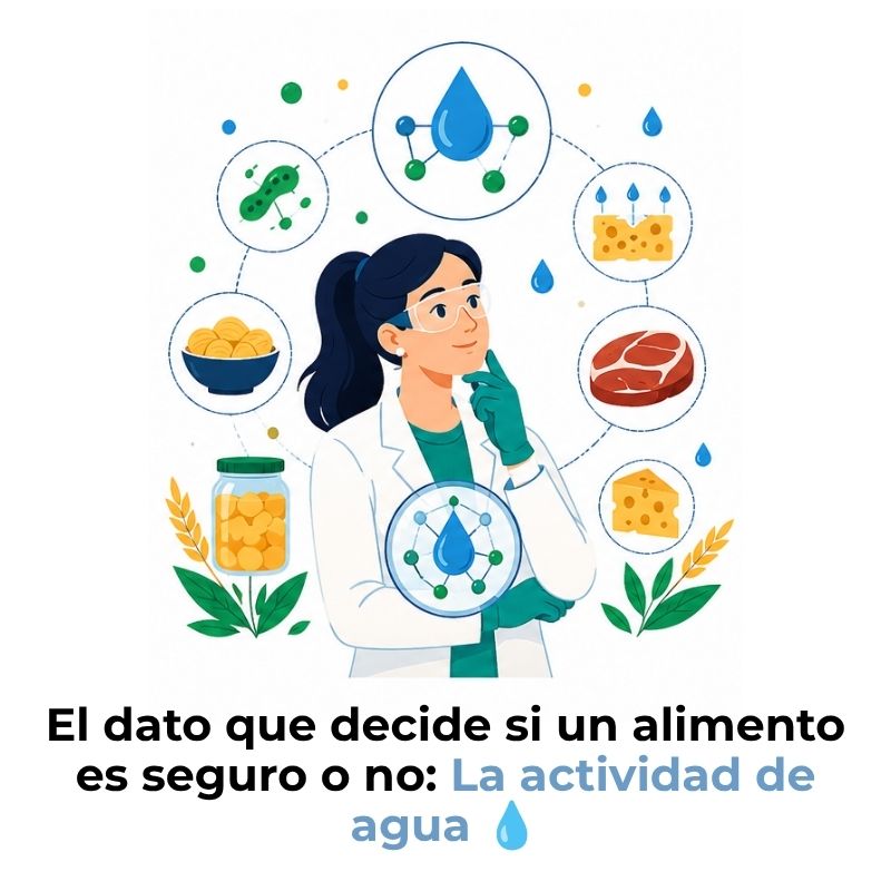 qué es la actividad de agua en alimentos