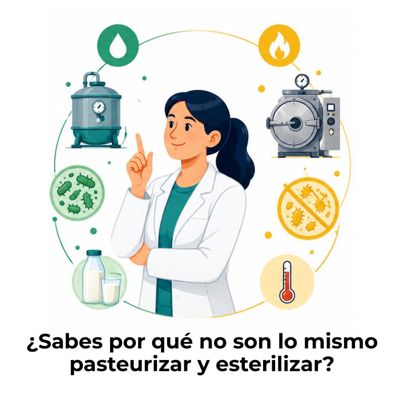 diferencia entre pasteurización y esterilización