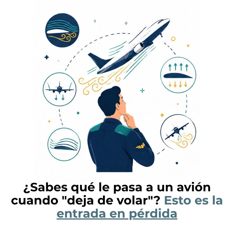 qué es la entrada en pérdida de un avión