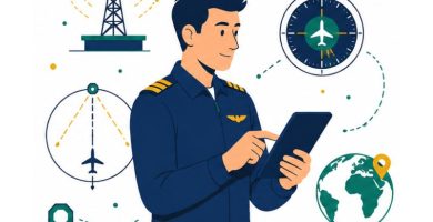 qué es la navegación VOR en aviación