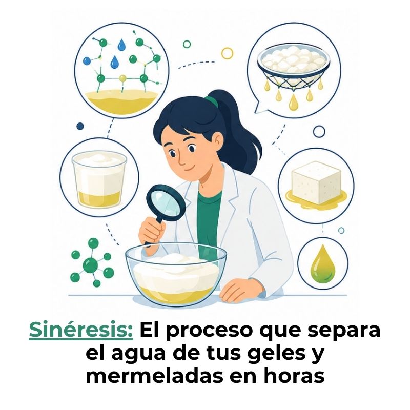 qué es la sinéresis en los alimentos