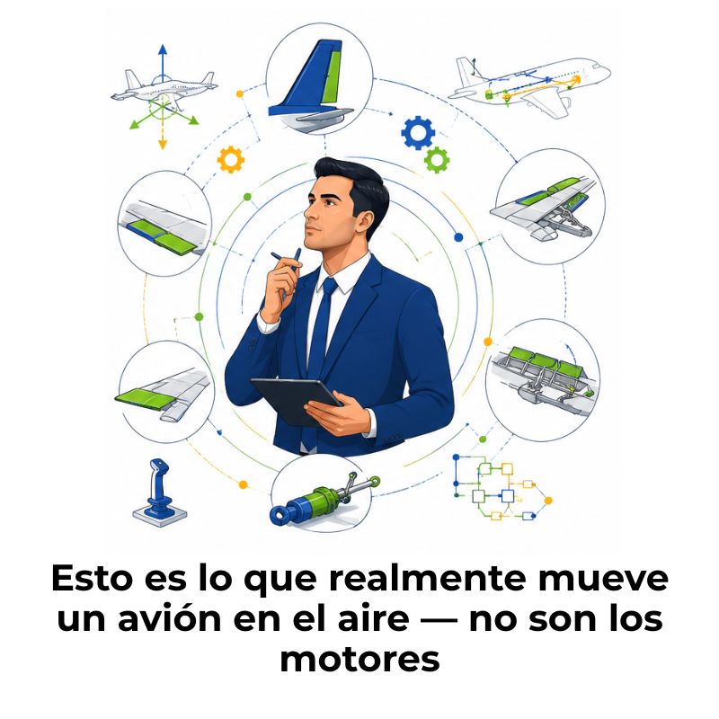 superficies de control de vuelo