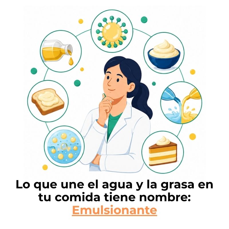 emulsionantes en alimentos