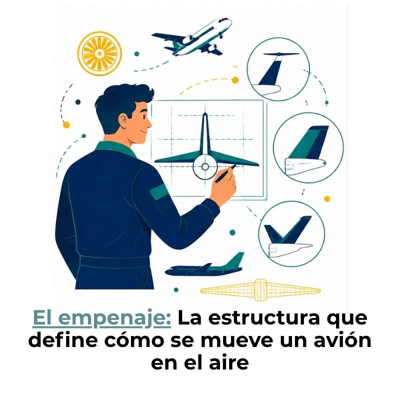 tipos de empenaje de un avión