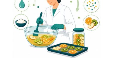 qué es la osmodeshidratación de frutas