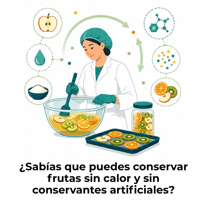 qué es la osmodeshidratación de frutas