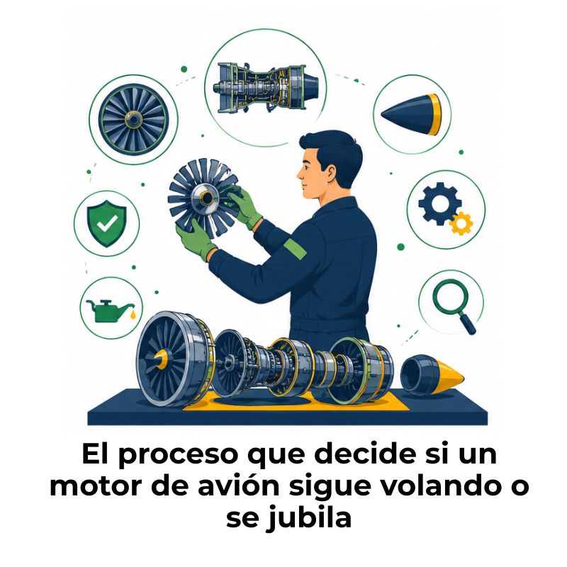 qué es el overhaul de un motor de avión