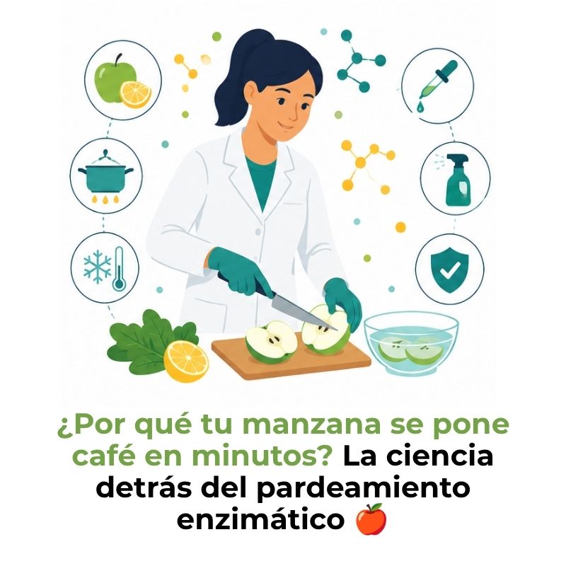 qué es el pardeamiento enzimático y cómo evitarlo