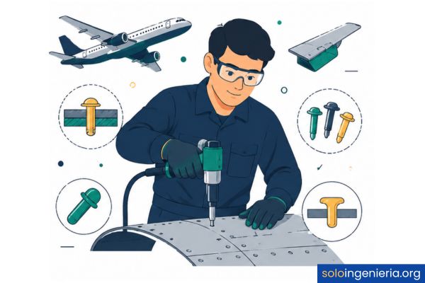 qué es el remachado aeronáutico