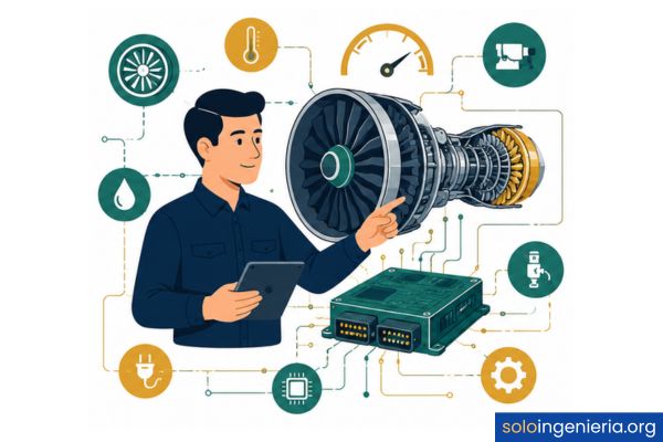 qué es el sistema FADEC de un motor