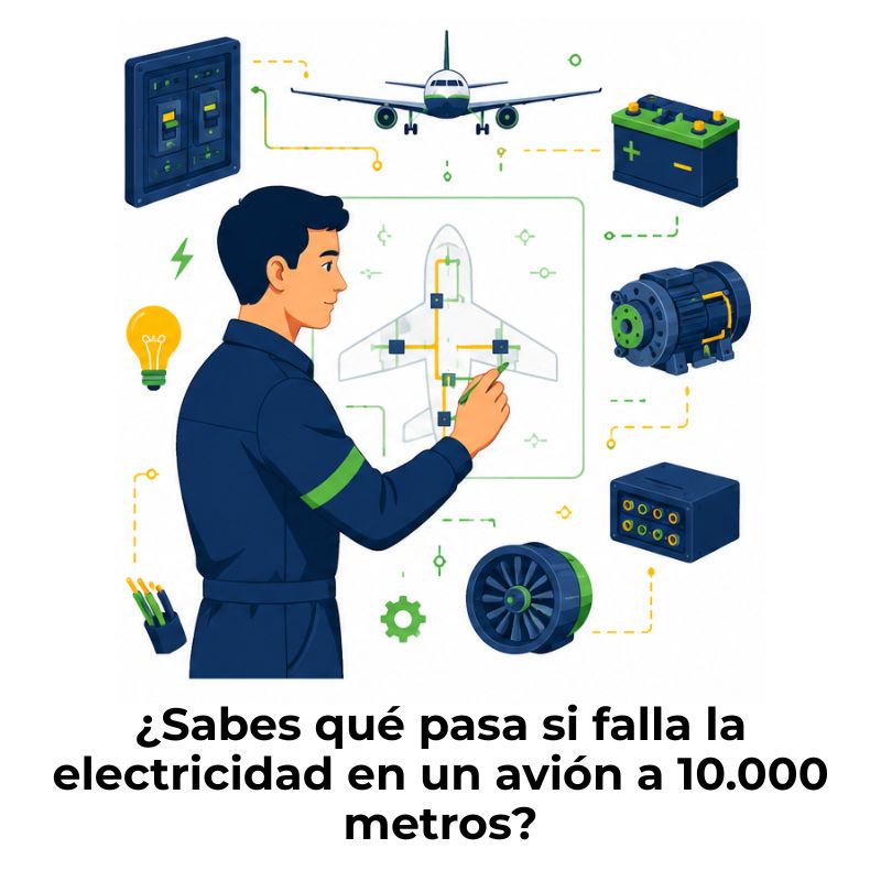 sistema eléctrico de una aeronave