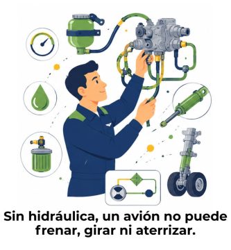 sistema hidráulico de aeronaves