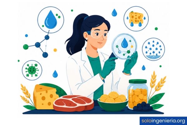 qué es la actividad de agua en alimentos