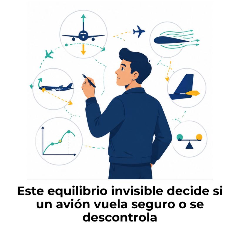 estabilidad longitudinal de un avión