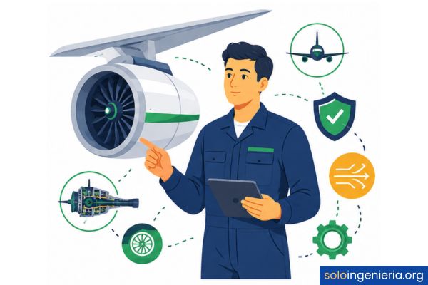 qué es la góndola del motor de un avión