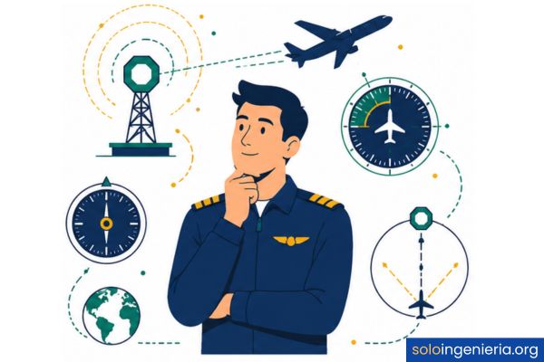 qué es la navegación VOR en aviación