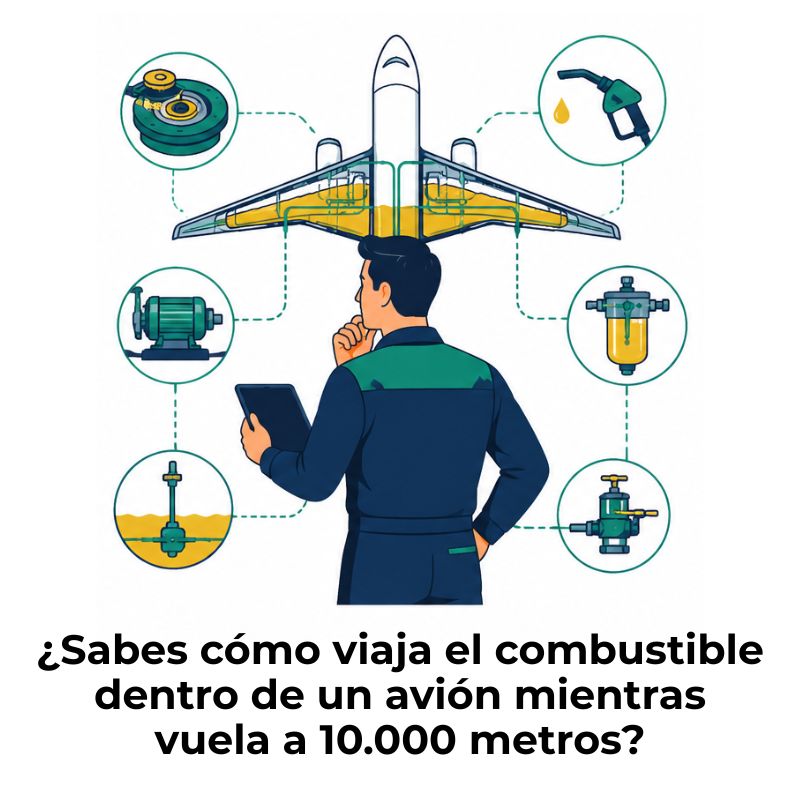 sistema de combustible aeronáutico