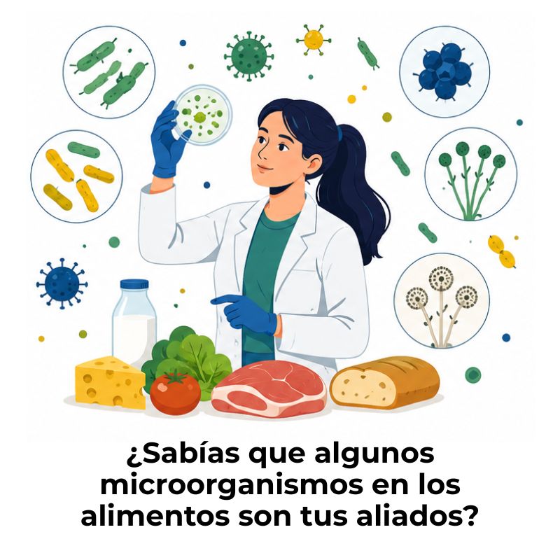tipos de microorganismos en los alimentos