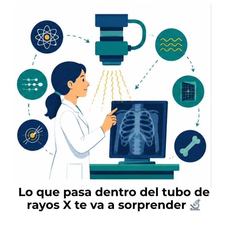 cómo se generan los rayos X