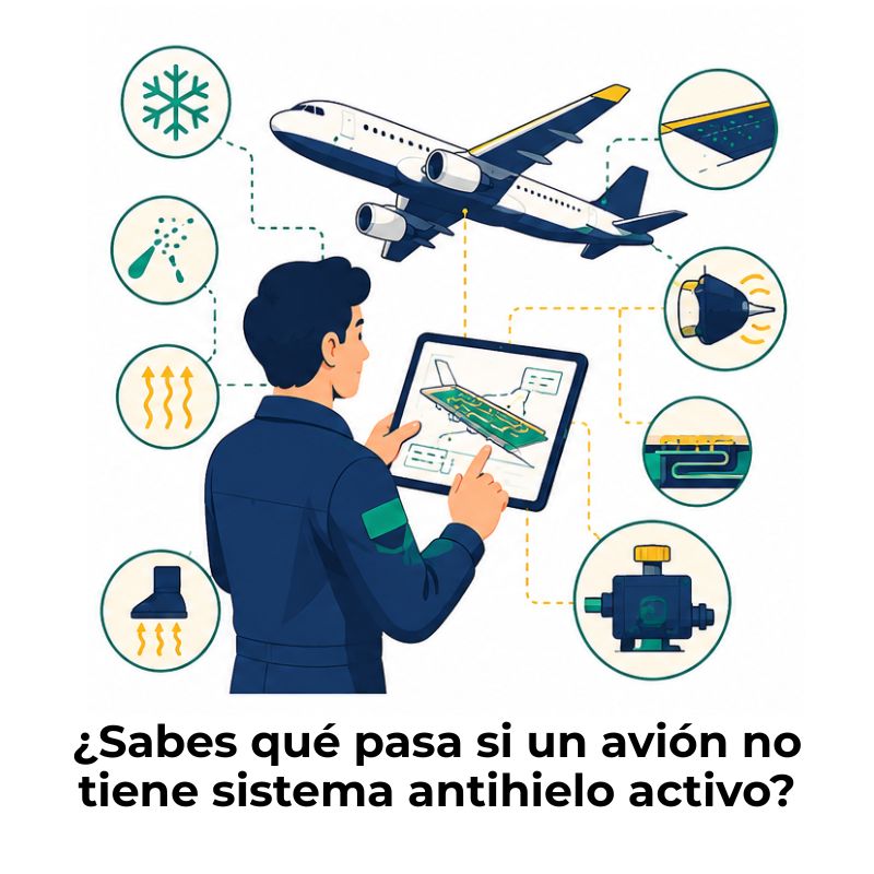 sistema antihielo de aeronaves