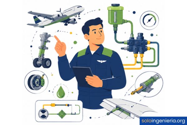 sistema hidráulico de aeronaves