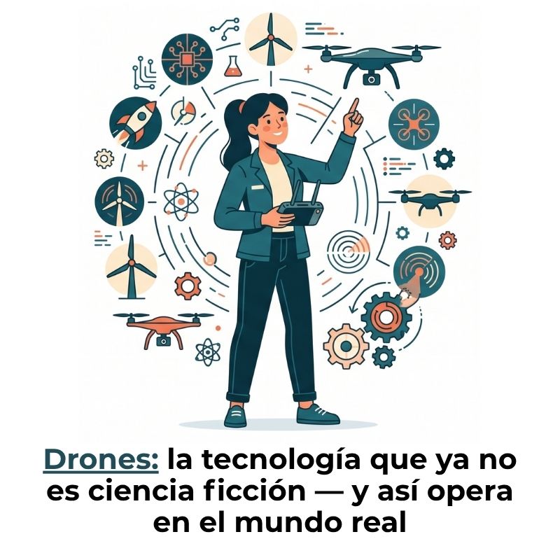 tecnología de los drones