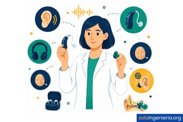tipos de audifonos para hipoacusia