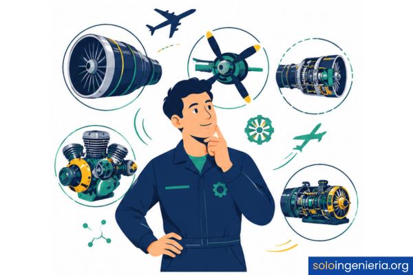 tipos de motores aeronáuticos