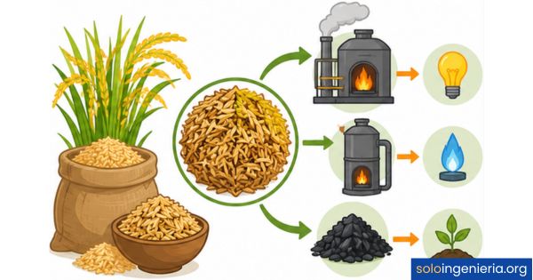 aprovechamiento energético de la cáscara de arroz