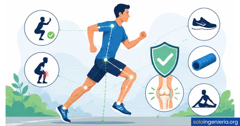 cómo prevenir lesiones deportivas con biomecánica