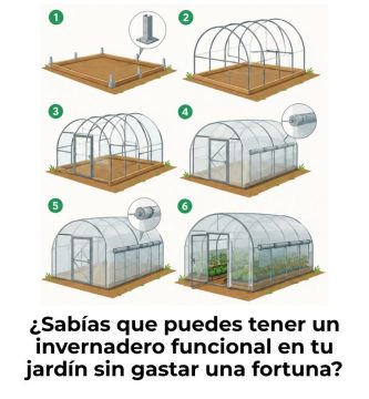 cómo construir un invernadero para hortalizas