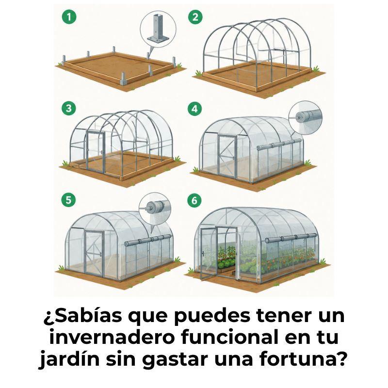 cómo construir un invernadero para hortalizas