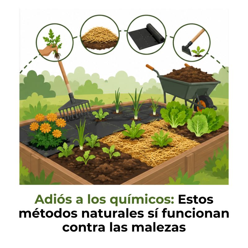 cómo controlar las malezas sin químicos