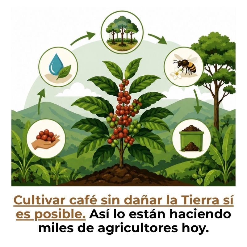 cómo se cultiva el café de forma sostenible
