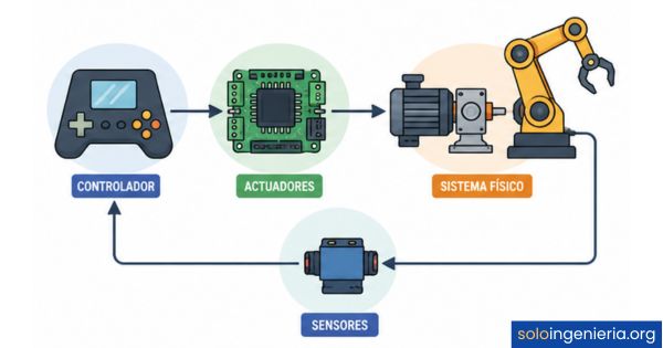 diagrama de bloques de un sistema mecatrónico