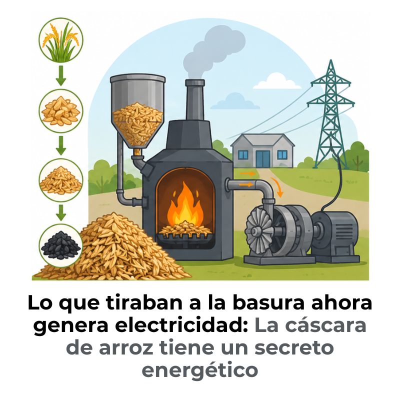 aprovechamiento energético de la cáscara de arroz