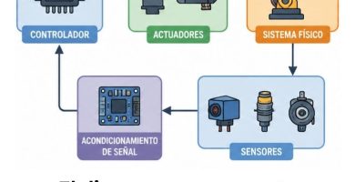diagrama de bloques de un sistema mecatrónico