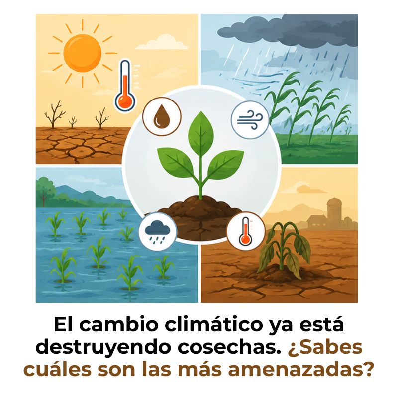 impacto del cambio climático en la agricultura